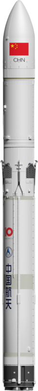 Long March 10B rocket illustration