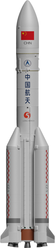 Long March 5 rocket illustration