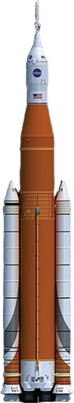 SLS Block 1 Crew rocket illustration